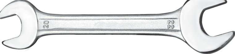 Double Open End Spanners, Recessed