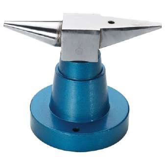 Double Horn Anvil On Round Base