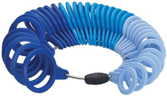 Plastic Ring Sizer 3 Colour