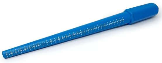 Plastic Blue Ring Stick