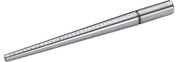 Ring Mandrel British Standard With Marking A to Z & 1 to 6
