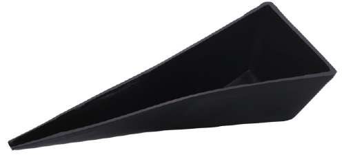 Plastic Bead Scoop Black & White 6" Inch Long