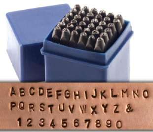 Alphabet A To Z And No. 0 To 9 Punch Set