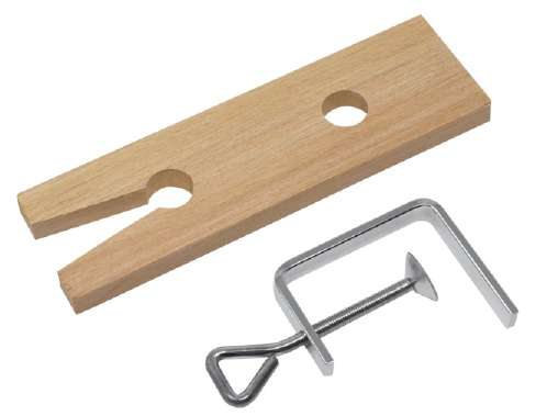 Bench Pin With V Slot And Clamp