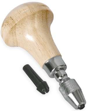Wooden Graver Chuck With Extra Collet