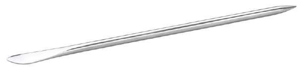 Burnisher Steel Curved Round End 7"Inch