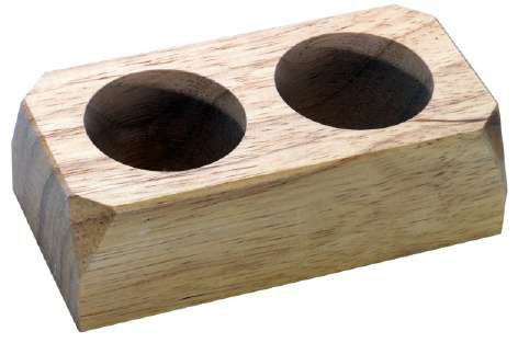 Wooden Stand For Holding 2 Acid Bottle