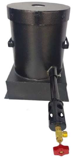 Dabba Furnace Round With Pipe + Gas