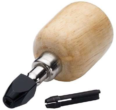 Wood Milligrain Graver Chuck With Exta Collet Size 0 - 3 mm