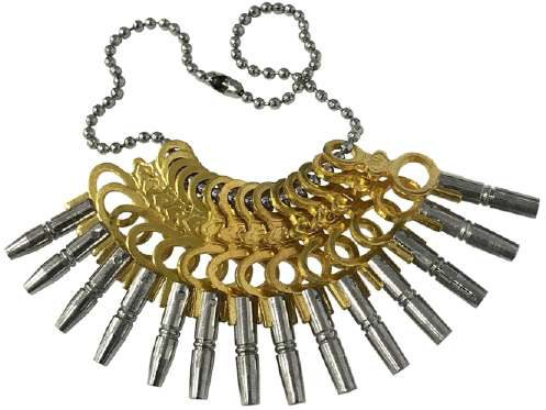 Pockey Watch Key Set of 14 (00 to 12 No.)
