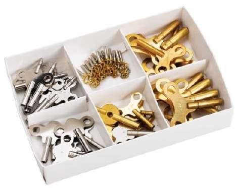 Clock Key Assortment Set of 47 PC Includes