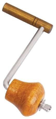 Crank Key With Wooden Handle