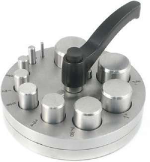 Disc Cutter Set of 10 with Handle Punch Size 1/8" to 1-1/4" Inch