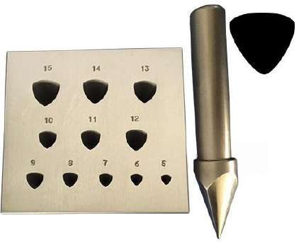 Bezel Block Trillion Shape Hole with 17 Degree Punch