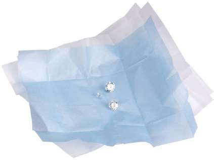 Diamond Parcel Paper Blue / White