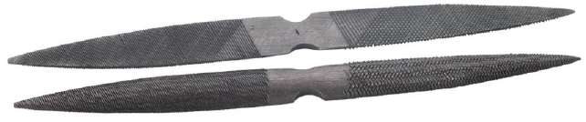 Double Ended Half Round Wax File 8" Inch