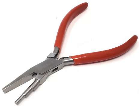 Plier Wire Wrapping Flat Nose & Stepped Round Nose 5" Inch