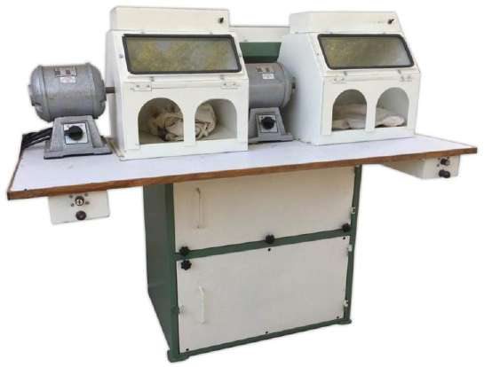 Vacuum Polisher Machine Double Motor Double Station