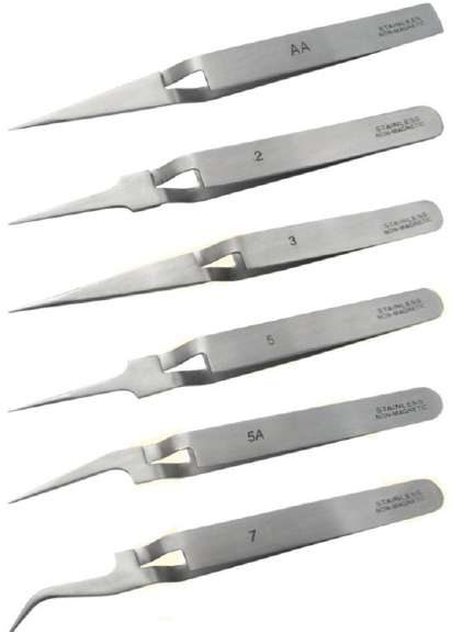 Tweezer SS Cross Lock