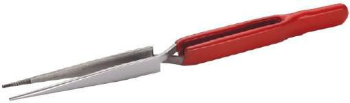 Tweezer Cross Lock Straight with Insulated Pvc Grip 165 mm Long