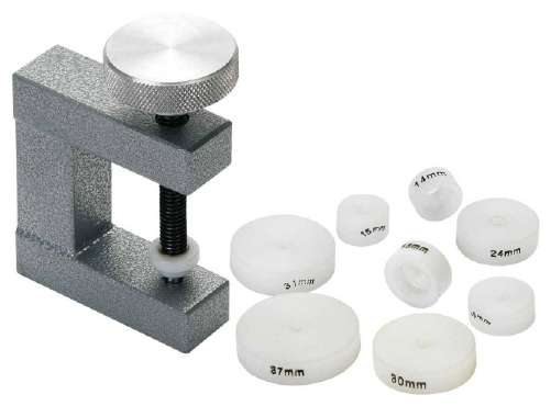 Master Jig Glass Fitting Machine With 8 Nylon Dies