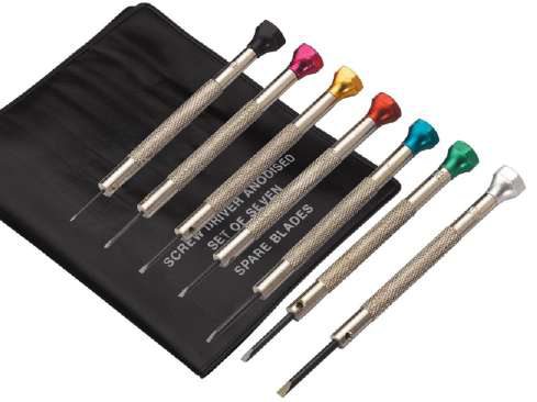 Screw Driver Set of 7 Spare Blade