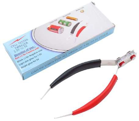 Cell Testing Tweezer 1.5 V to 3 V