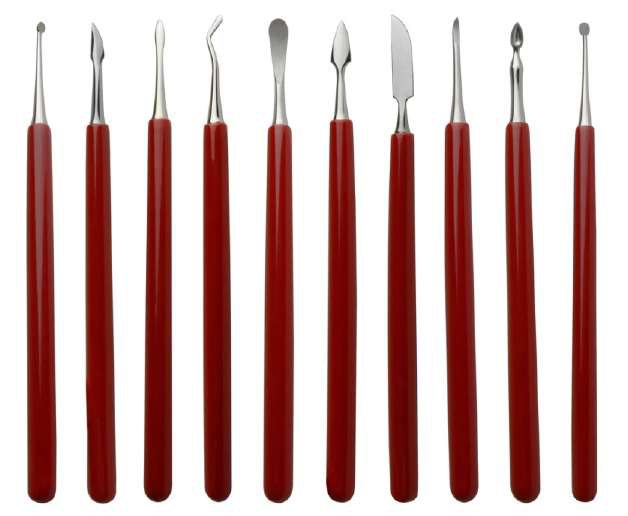 Wax Carver Set of 10 Insulated Grip